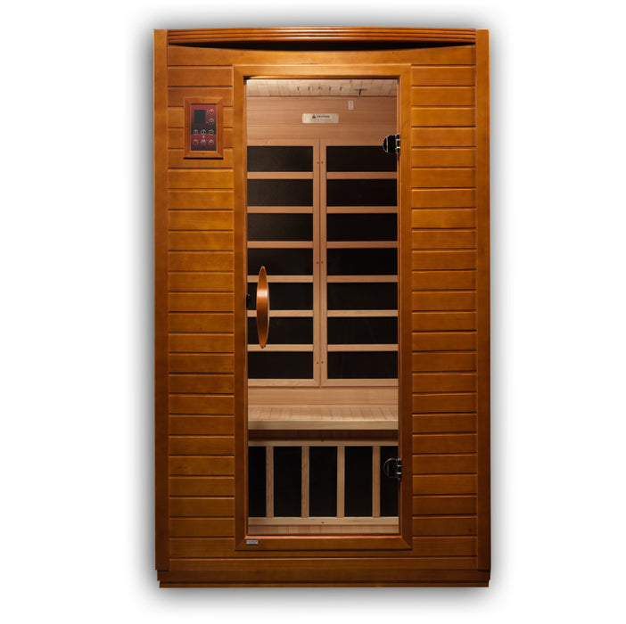 Dynamic Saunas 2-person DYN-6202-03 Low EMF far Infrared Sauna With Hemlock wood - Versailles