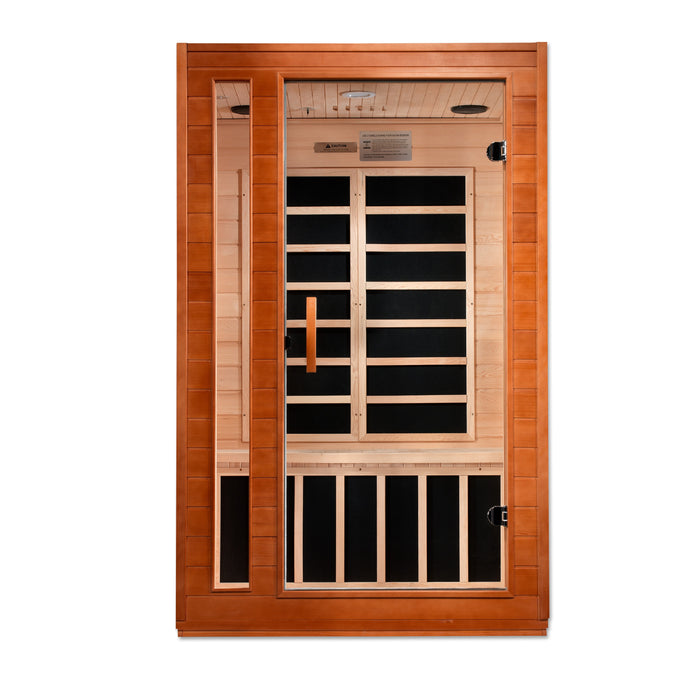 Dynamic Sauna Cardoba 2 Person Ultra Low EMF FAR Infrared Sauna – Model DYN-6203-01 Elite