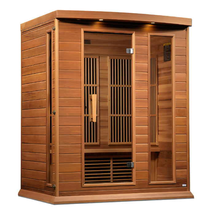 Maxxus "Montilemar Edition" 3 Person Near Zero EMF FAR Infrared Sauna - Canadian Red CedarMX-K306-01-ZF CED