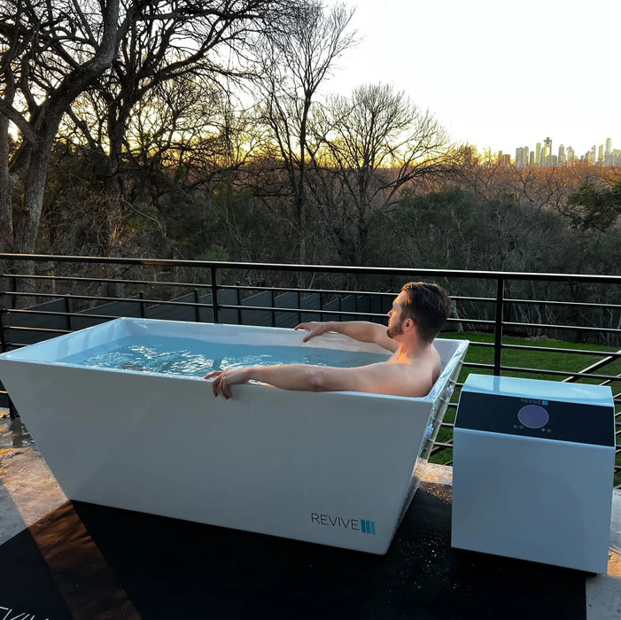 Revive Acrylic Plunge -Modern and Sleek Luxury cold plunge with ultra quiet cooling